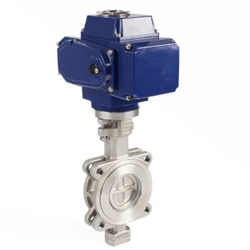 High Temperature High Pressure Gas 300 Psi Dn1200 Electric Actuator Triple Eccentric Butterfly Valve