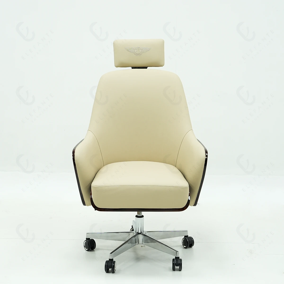 Head Support High Back Chair Stabilize Heavy Steel Lifting Cylinder Reclining Comfortable Office Chair Boss Chair