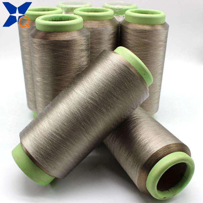 Pure silver plated conductive sewing thread  140D/3plies conductive embroidery thread for anti bacteria,anti- EMR fabrics