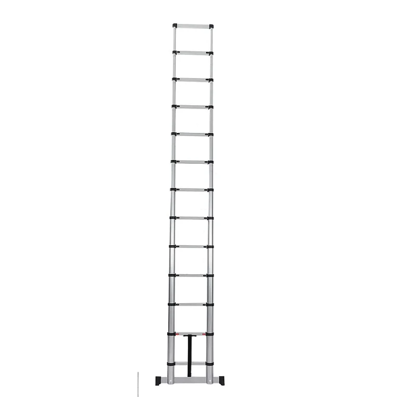 SOFT CLOSING Single Straight Aluminum Folding Extending Telescopic Step Ladder