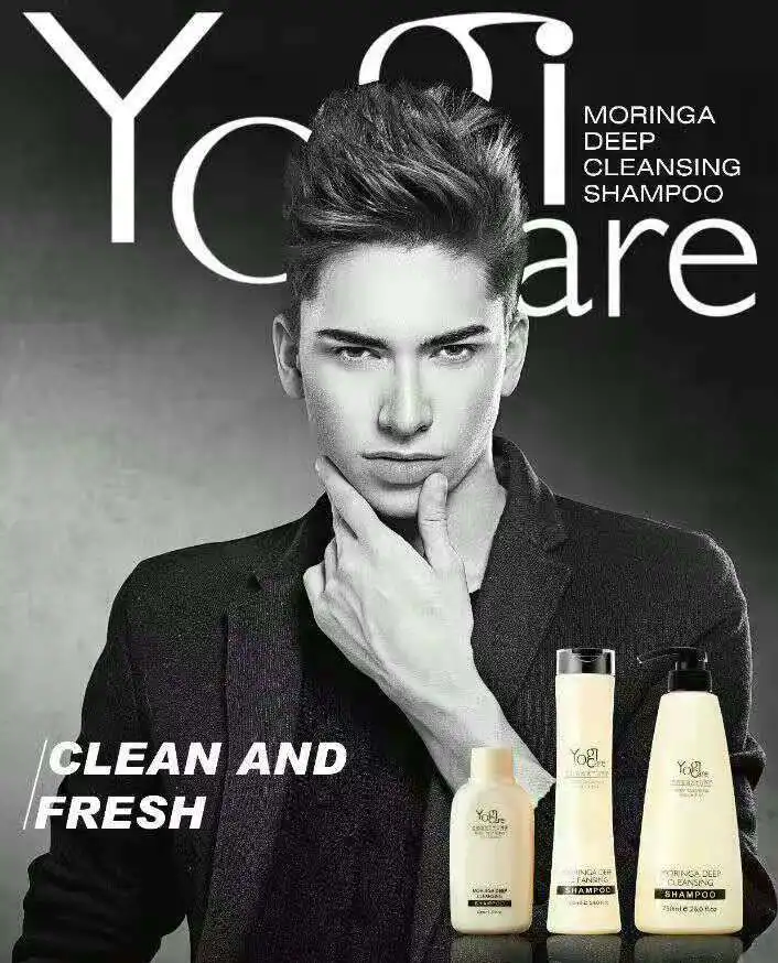 400ml Moringa Shampoo Deep Nourishing Hair Care Shampoo for Daily Use