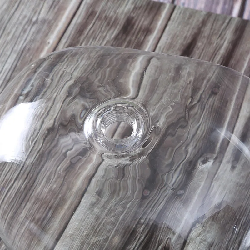 G9 screw glass lampshade clear Stone shape special shaped transparent inside G9 lighting cover