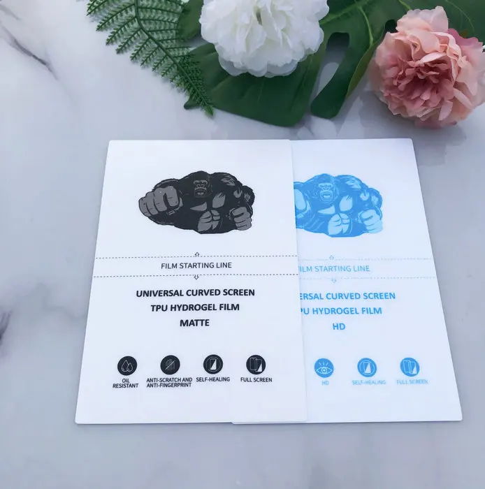 Flexible hydrogel film hydrogel film protective screen mobile phone screen protector tpu hydrogel film