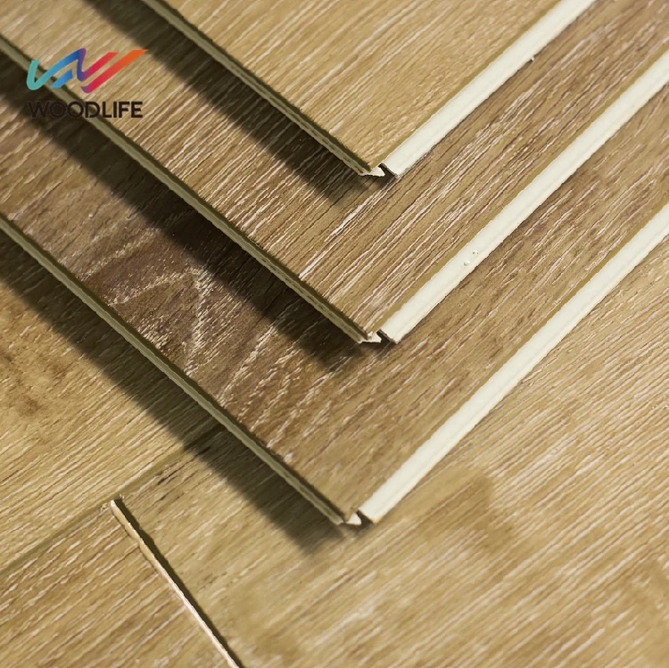 TAP & GO Water Proof SPC Flooring Hot Sell High Gross Square Edge Hybrid Flooring for Home Office no Formaldehyde PVC Flooring