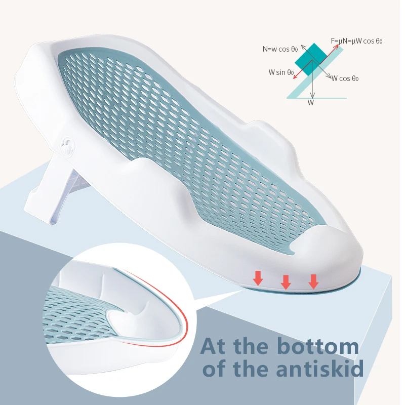 Модная Портативная мягкая удобная стойка для ванны для новорожденных