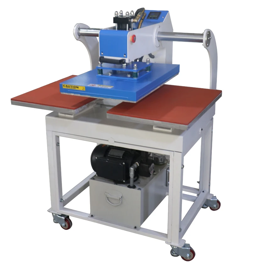 Audley double plate 40*60cm tshirt heat press machine with laser