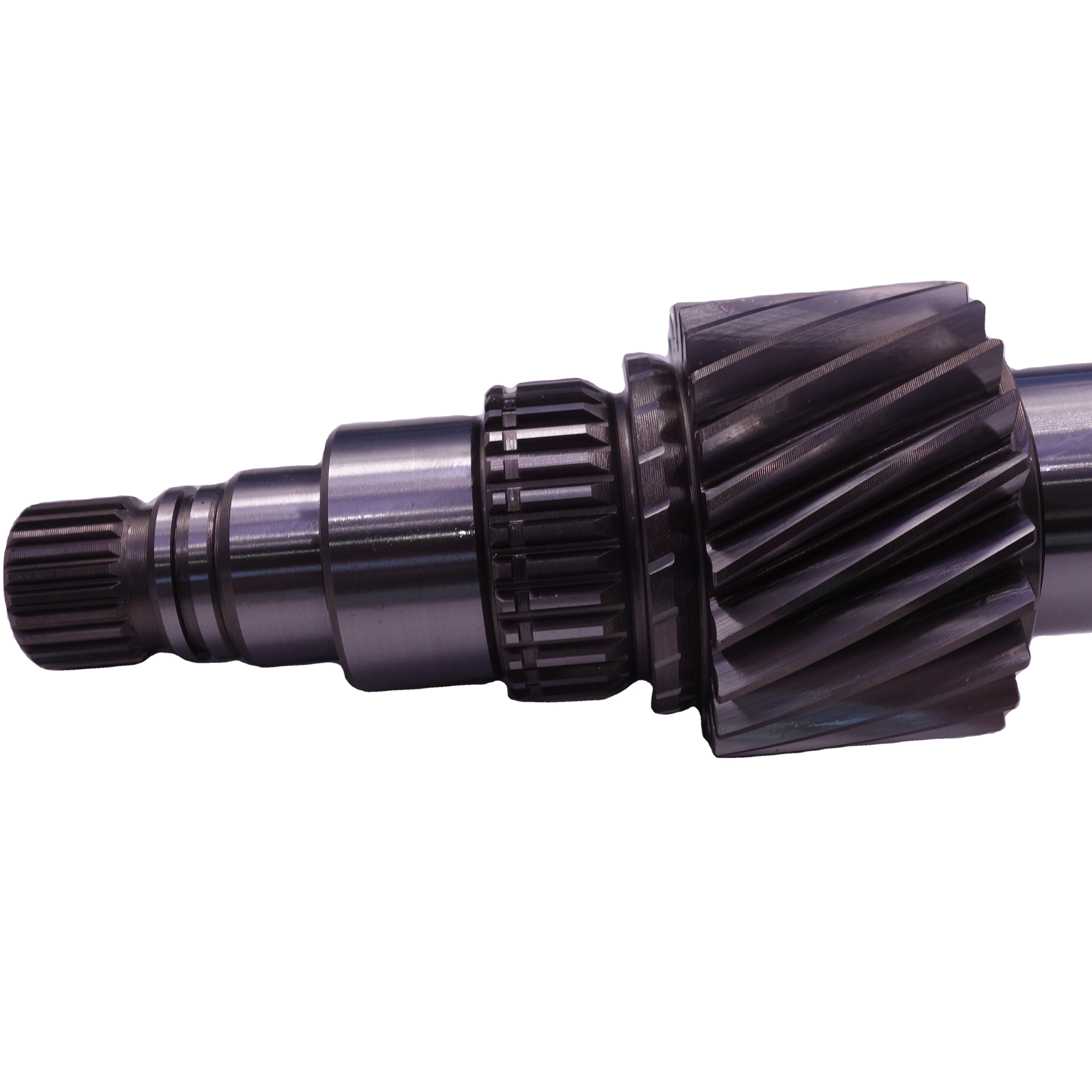 Accept customized steel spur helical pinion tooth spline shaft gear shaft Involute spline gear For tractor