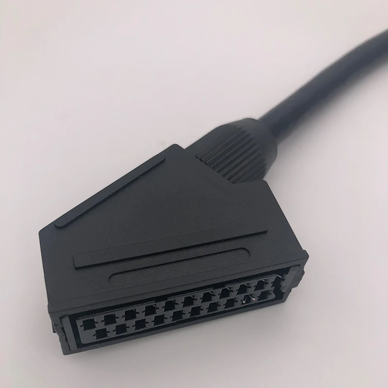 21 Pins Female Scart Connector for Audio Video Port