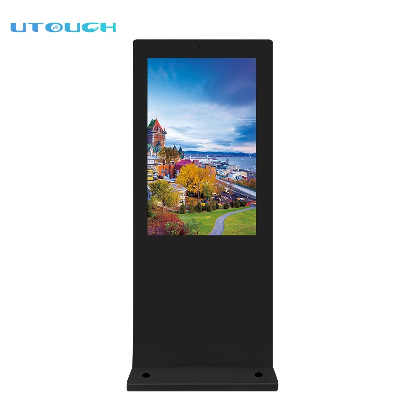 65 дюймов онлайн торгового центра за пределами сети напольная подставка digital signage наружная реклама оборудование