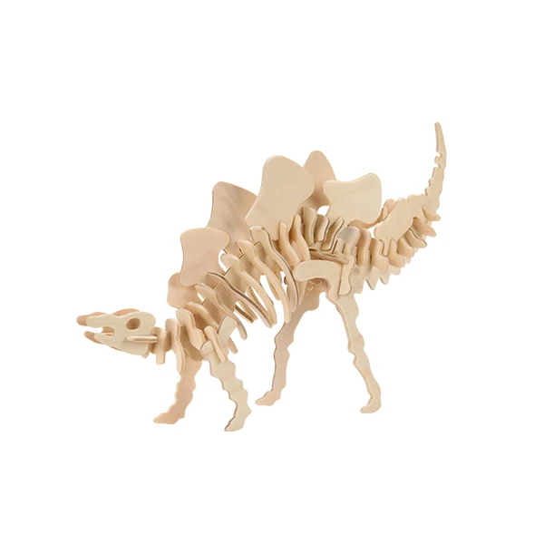 Educational 3D Wooden Dinosaur Puzzles Perfect for STEM Learning and Imaginative Jurassic Adventures