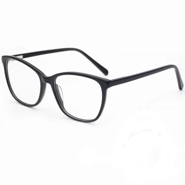 Unisex Photochromic Eyewear Finished Prescription Acetate Optical Glasses Medical Single Vision Eyewear HT812