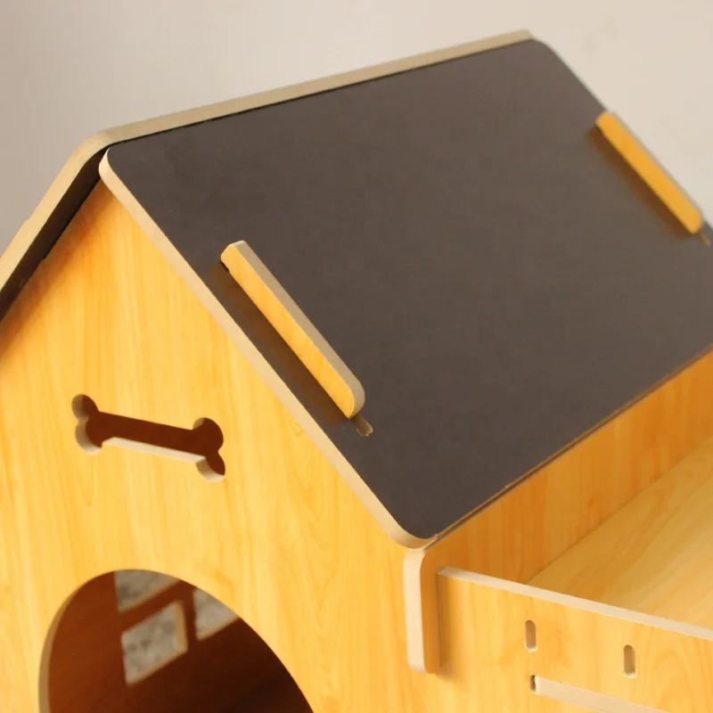 Dog House Outdoor Cat Nest Pet House Kennel Hot Sale Detachable Wooden Luxury Wood Fashion Animal Houses