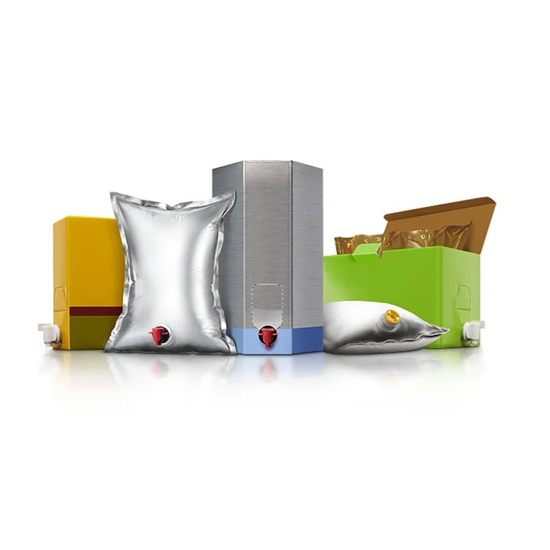 Plastic pouch 2l 3l 5l 10l 5 gallon red wine carton bag in box packaging wine bladder container bag in box