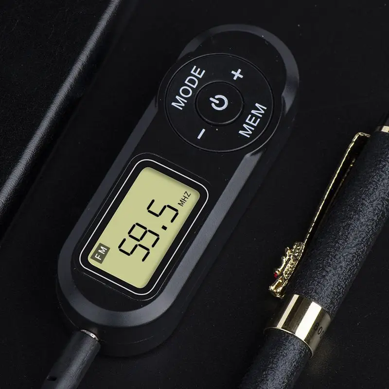 Mini Portable Stereo FM Walkman Radio Digital Tuning Receiver with Clock suit for Large Events