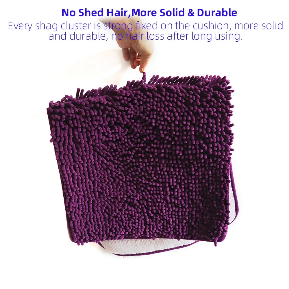 Yinzam Luxury Chenille Bathroom Mat Rug with Super Water Absorbent Anti Slip for Entrance Doormat Microfiber Shaggy Kitchen Rugs