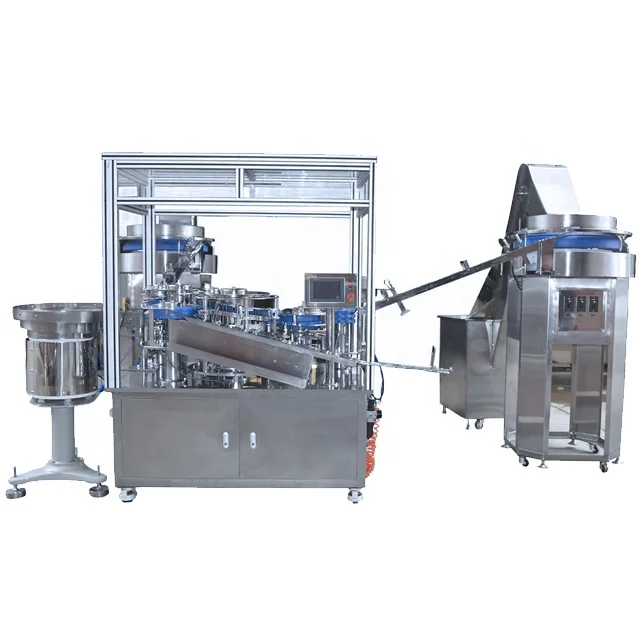 Medical infusion tube syringe assembly machine