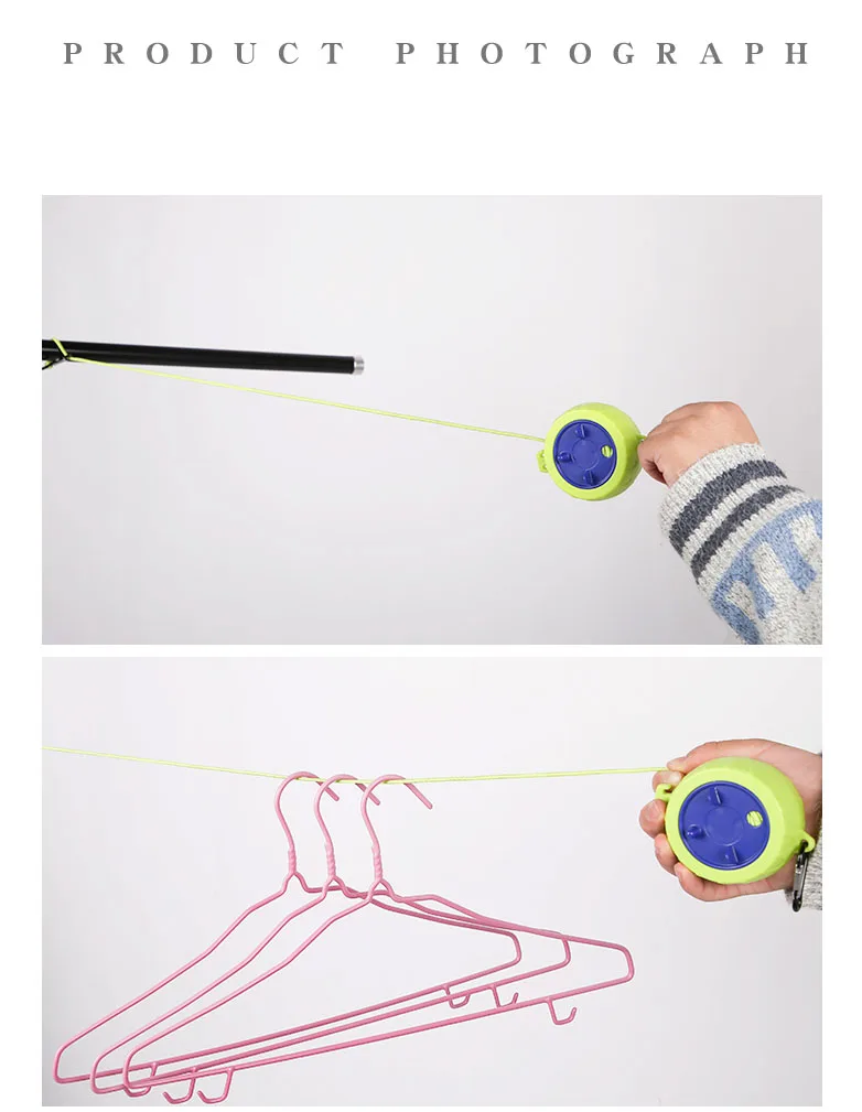 Factory direct sales Modern Design Wall Mount Clothesline Retractable Hotel Clothesline Indoor Outdoor Clothes Line for camping