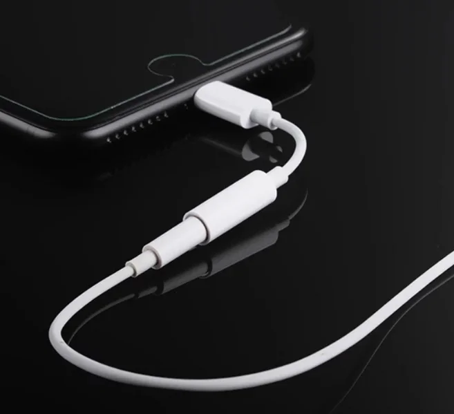 3.5mm Aux Adapter for iPhone 8pin to Headphone Jack Audio Converter Music 7 8 Plus