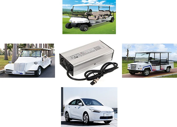 36v 5a golf cart battery charger for lipo lithium ion li-ion lead acid electric bike forklift