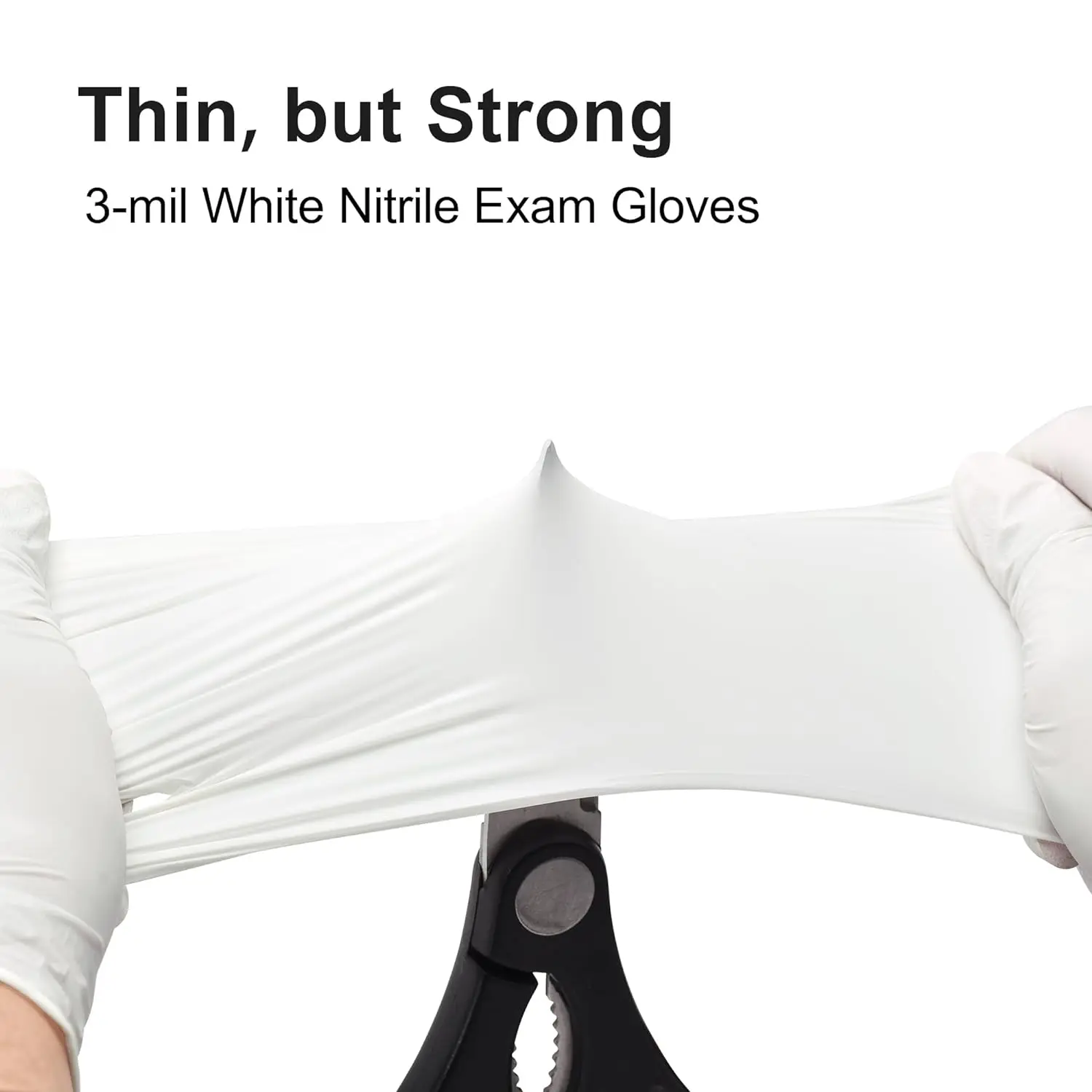 Cheap haircuts Cooking food Safe Lightweight white nitrile powder-free non-sterile household gloves