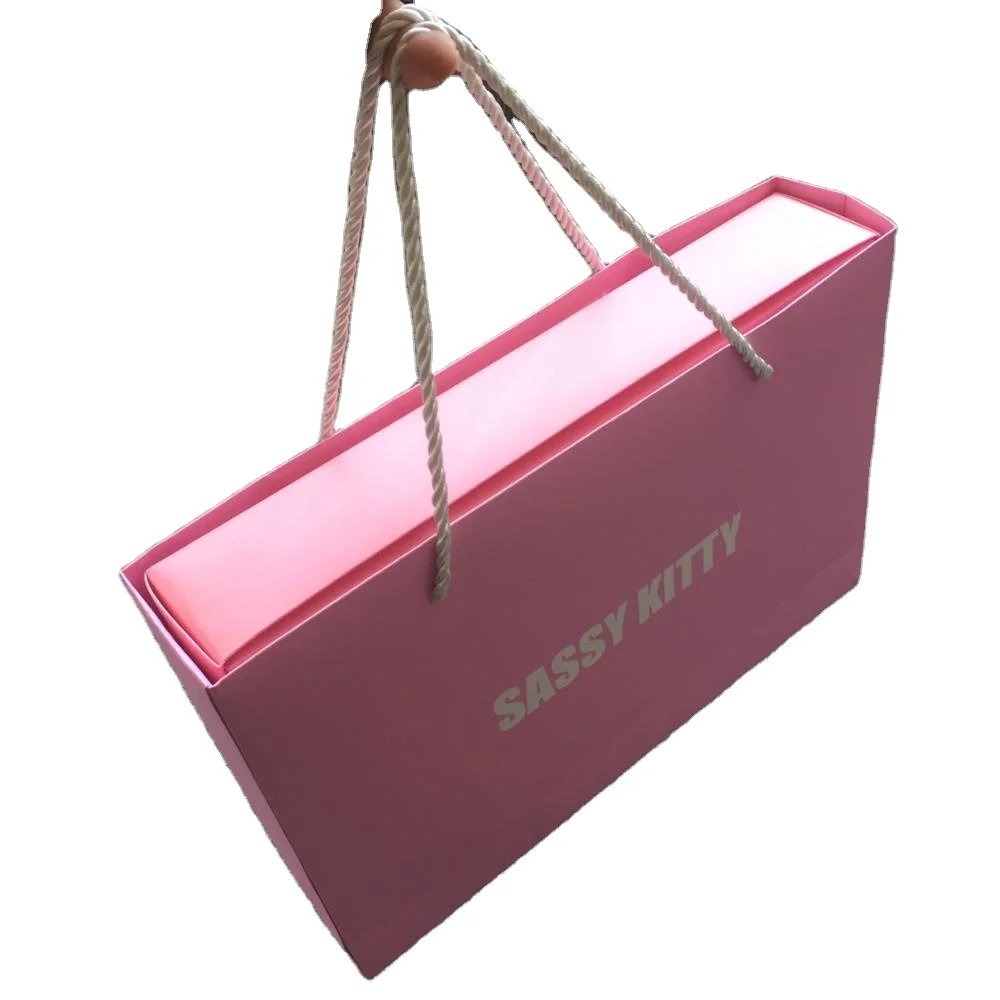 Custom Packaging Bag Wholesale Luxury Cheap Price Luxury Famous Brand Gift Custom Printed Shopping Paper Bag With Your Own Logo