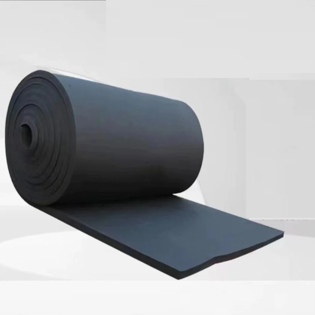 50mm black nitrile rubber foam sheet rubber NBR foam sheet rubber foam insulation sheet for hvac system