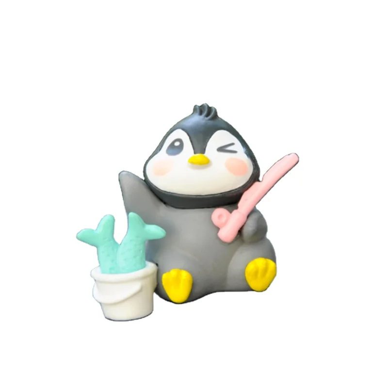 Cute Cartoon Toy 3D Figurine Toy With Blind Box DIY  For Kids