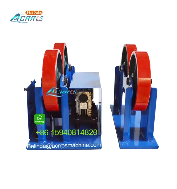 1000kg welding tank pipe turning rollers automatic rotating welding rotator 600mm
