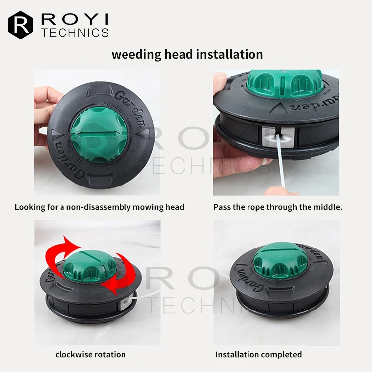 ROYI hotsale  43 CC 52CC  Brush Cutter  parts  Trimmer Head Repair  for  mower Trimmer Head
