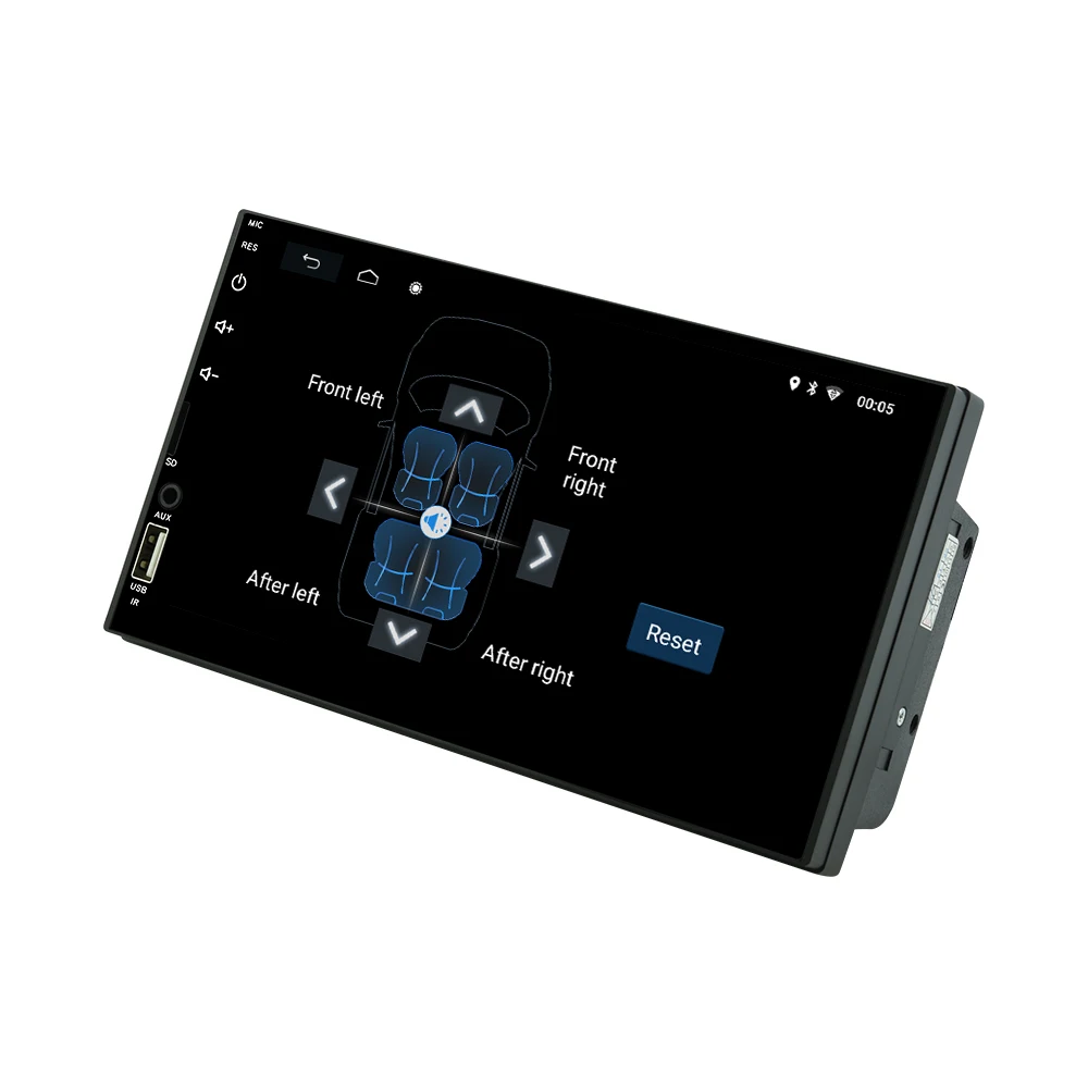  Dvd-плеер Wifi Mp5 сенсорный экран Синие зубы зеркальная ссылка Gps-навигатор 7 дюймов двойной Din