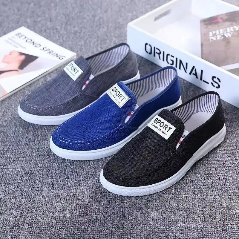 YATAI A ножная педаль мягкая подошва удобные Молодежные повседневные Мокасины модные Универсальные весенние и осенние мужские туфли оптом