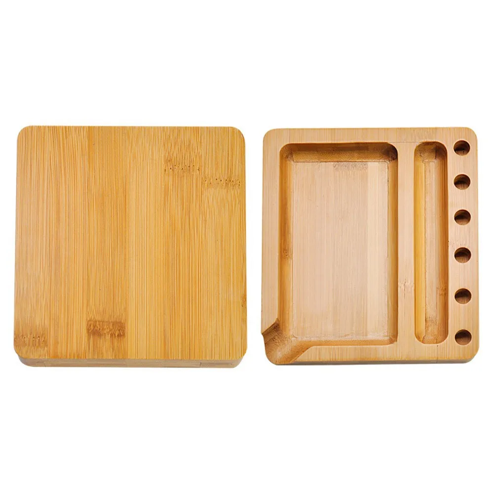 Bamboo Cigar Tray Cigarette Tray Handmade Cigarette Rolling Machine Cigar Utensils