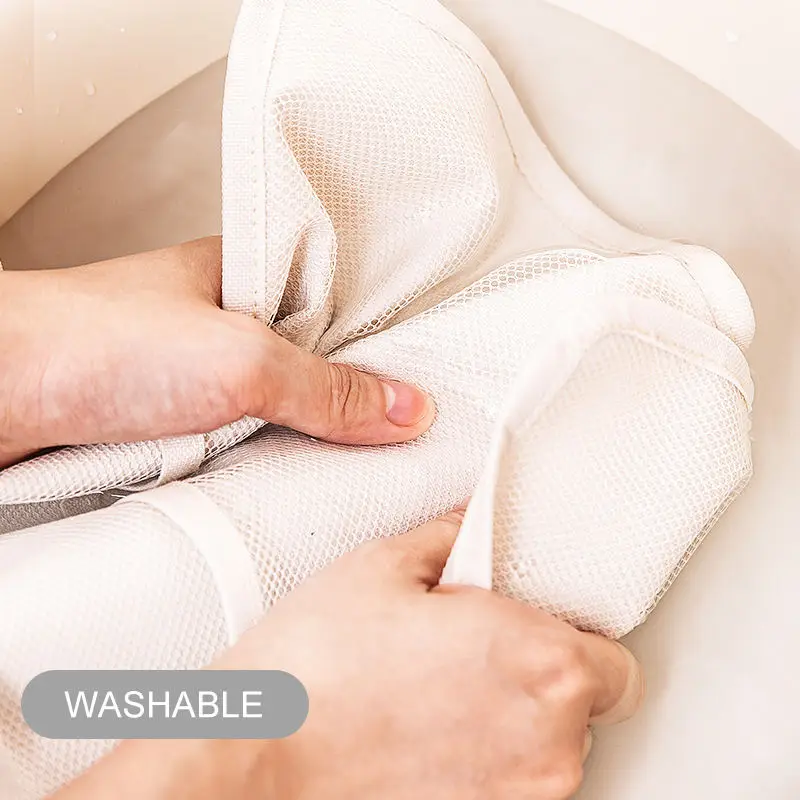 Double Sided Grid Closet Multi-Role Foldable Hanging Bag Socks Bra Underwear Hanger Storage Organizer Bag