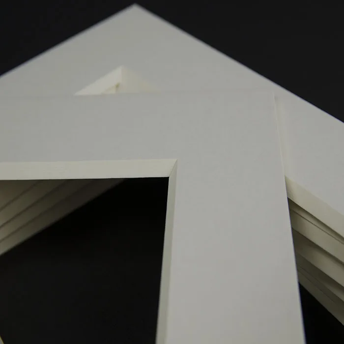 High quality wholesale mat board for cheap wood picture frame \paper photo frame