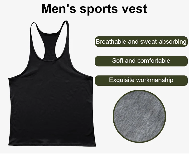 Basic style pure white cotton underwear sport sleeveless top customized male and female vests