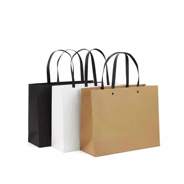 Manufacture Direct Selling Customized Luxury Shopping Paper Bags Gift Packaging Bags With Logo Print