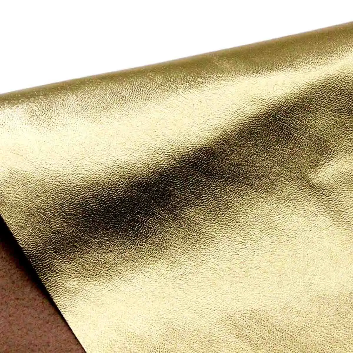 For Bags Shoes Eco Friendly and Free Sample Foiled Microfiber 0.7mm Pu Leather Shoes Bags Belt Decoration PE Film