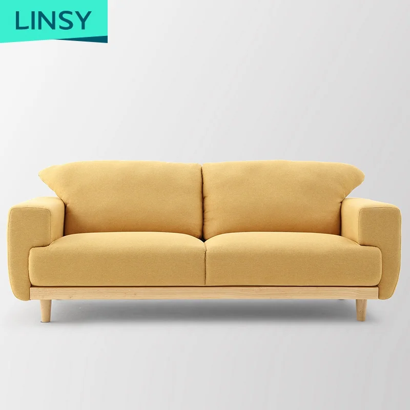 Современный тканевый диван Linsy для гостиной комбинированный угловой виллы в скандинавском стиле оптовая продажа мебель легкий роскошный LS075SF5