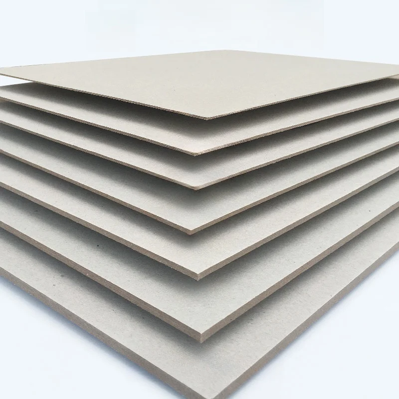 Top competitive Grey Board Paper 2 sides grey colour 2mm thickness