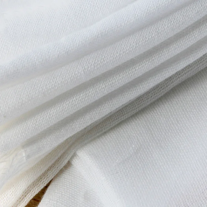 100% cotton single layer gauze muslin fabric for baby cloth and pajamas