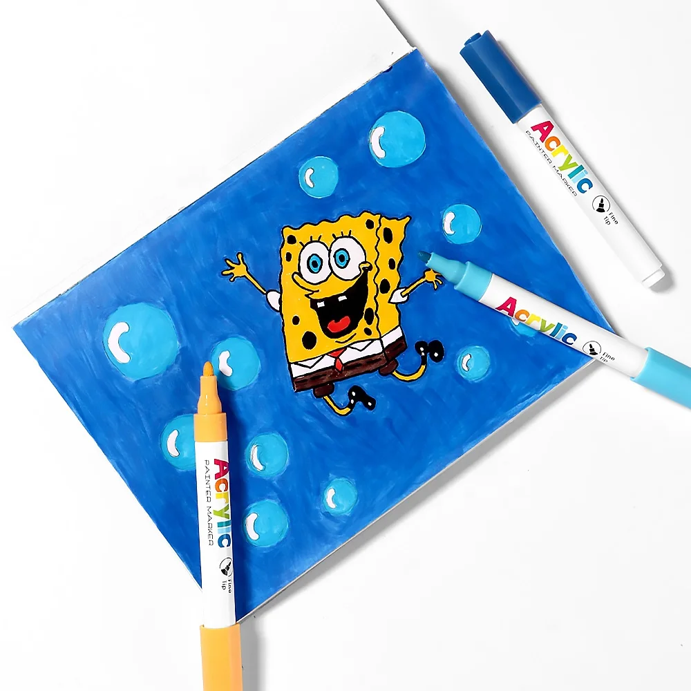 Paint Liquid Marker Pens Colored Permanent Acrylic Pens Paint Markers