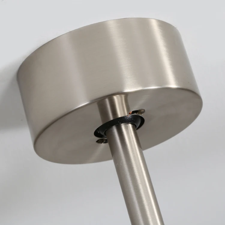 Home Appliances Modern Design Energy Saving Electric Fans Brushed Nickel Ceiling Fan Light