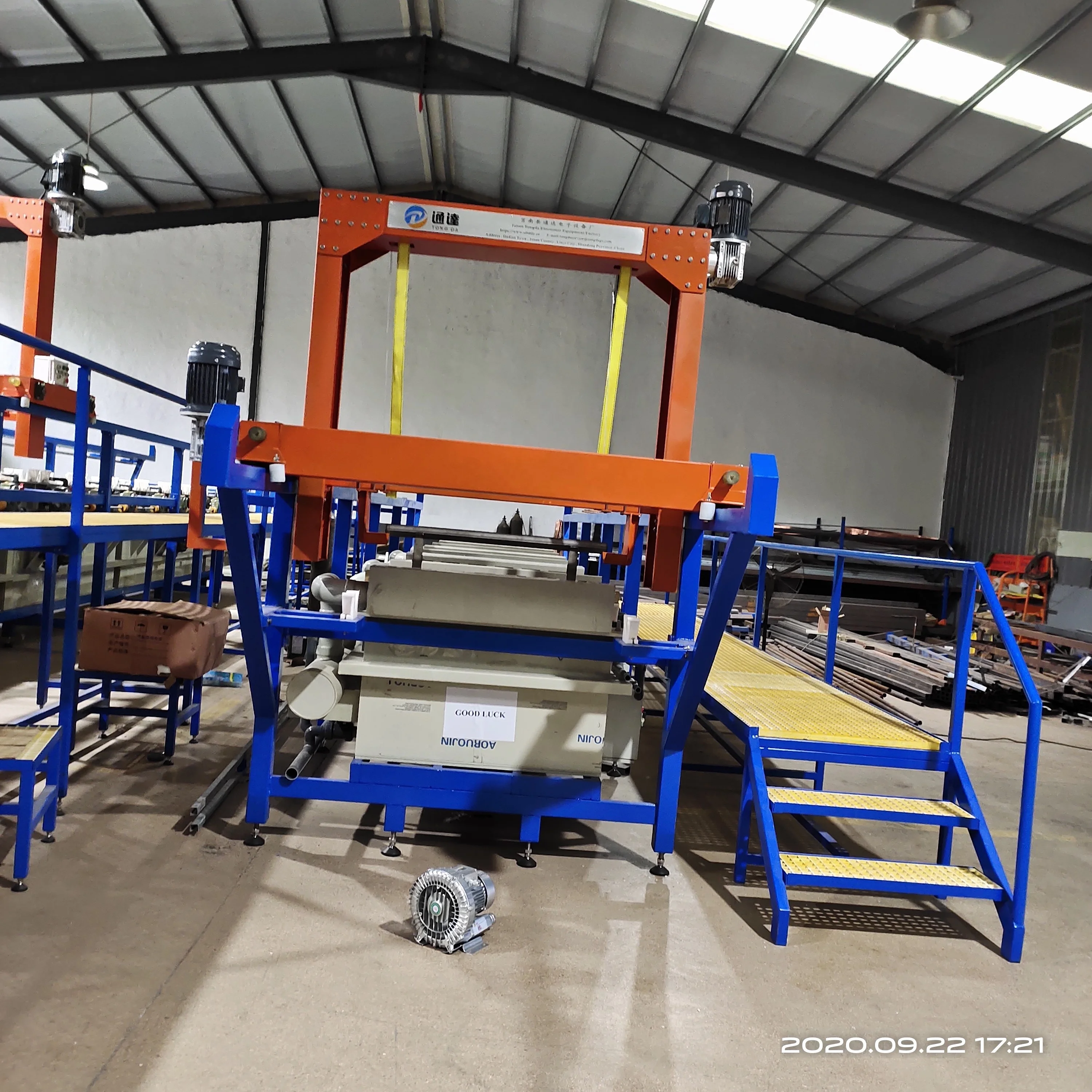 TD -   nickel electroplating machine automatic racks electroplating  zinc plating line electroplating