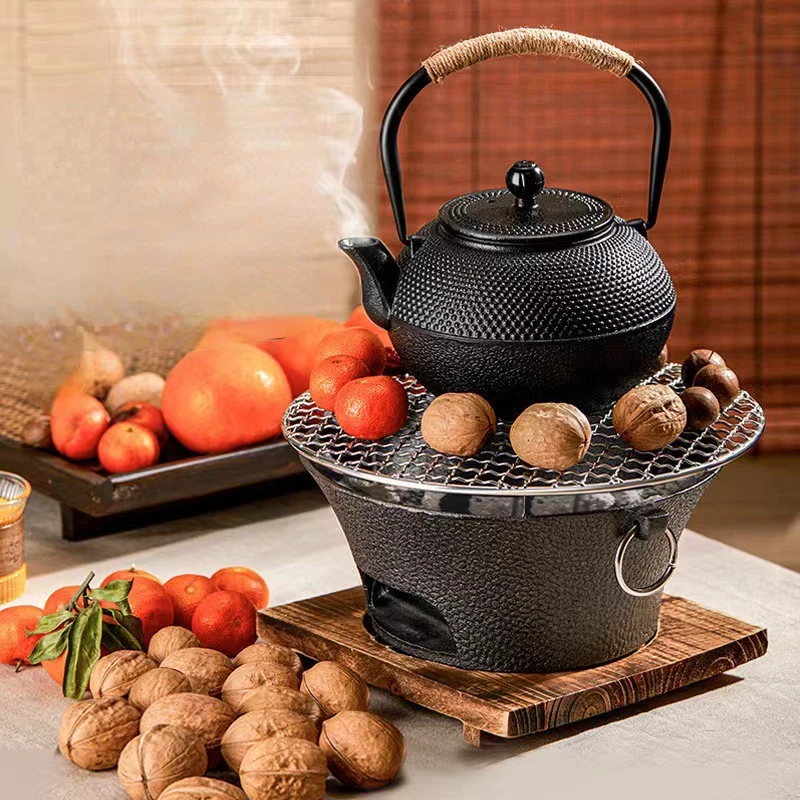 Stainless Steel camping Grill Automatic Rotate BBQ Grills