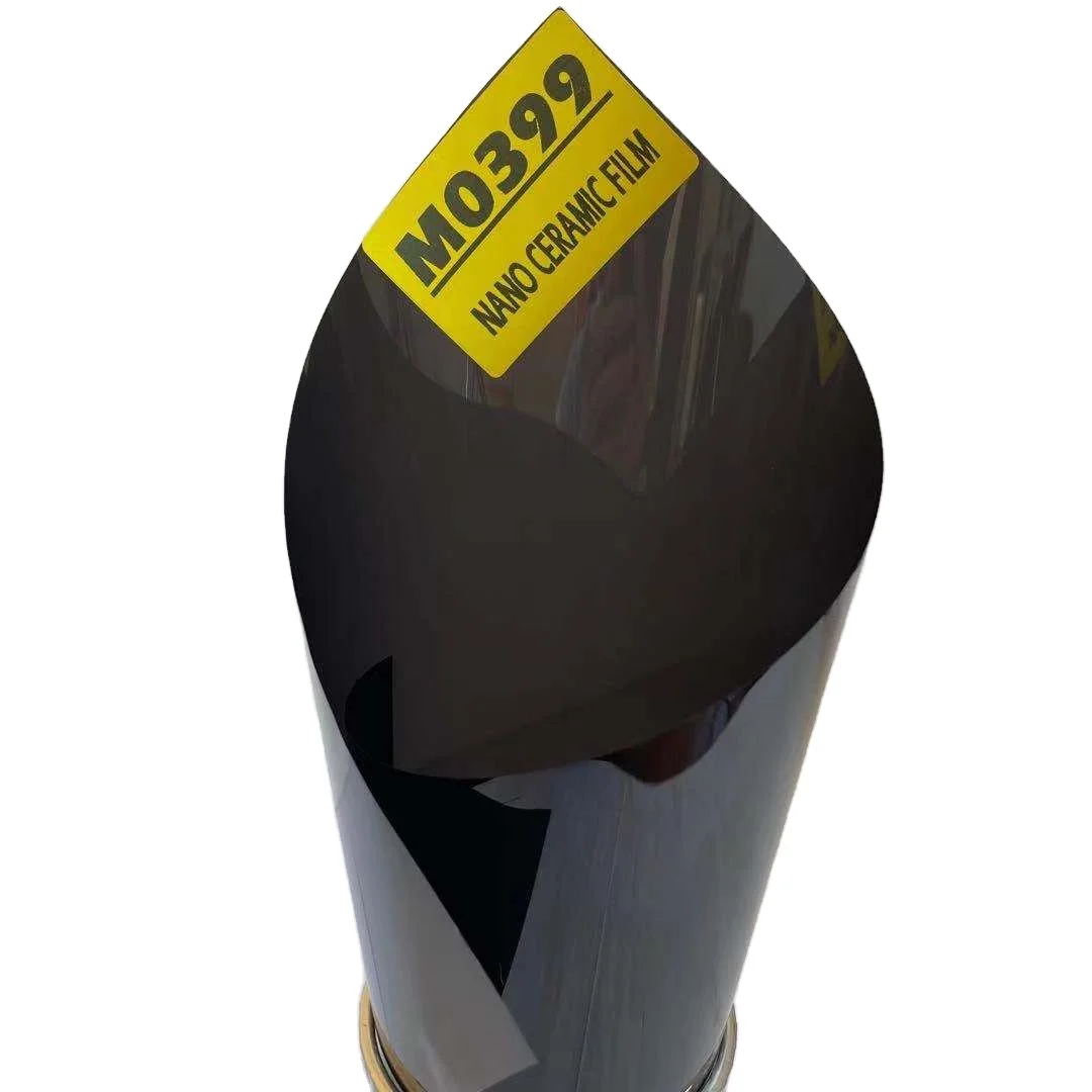 M0399 NANO CERAMIC SUPER BLACK 3%  IR CUT 99% UV REJECT 99% SOLAR CONTROL WINDOW TINT AUTOMOTIVE FILM