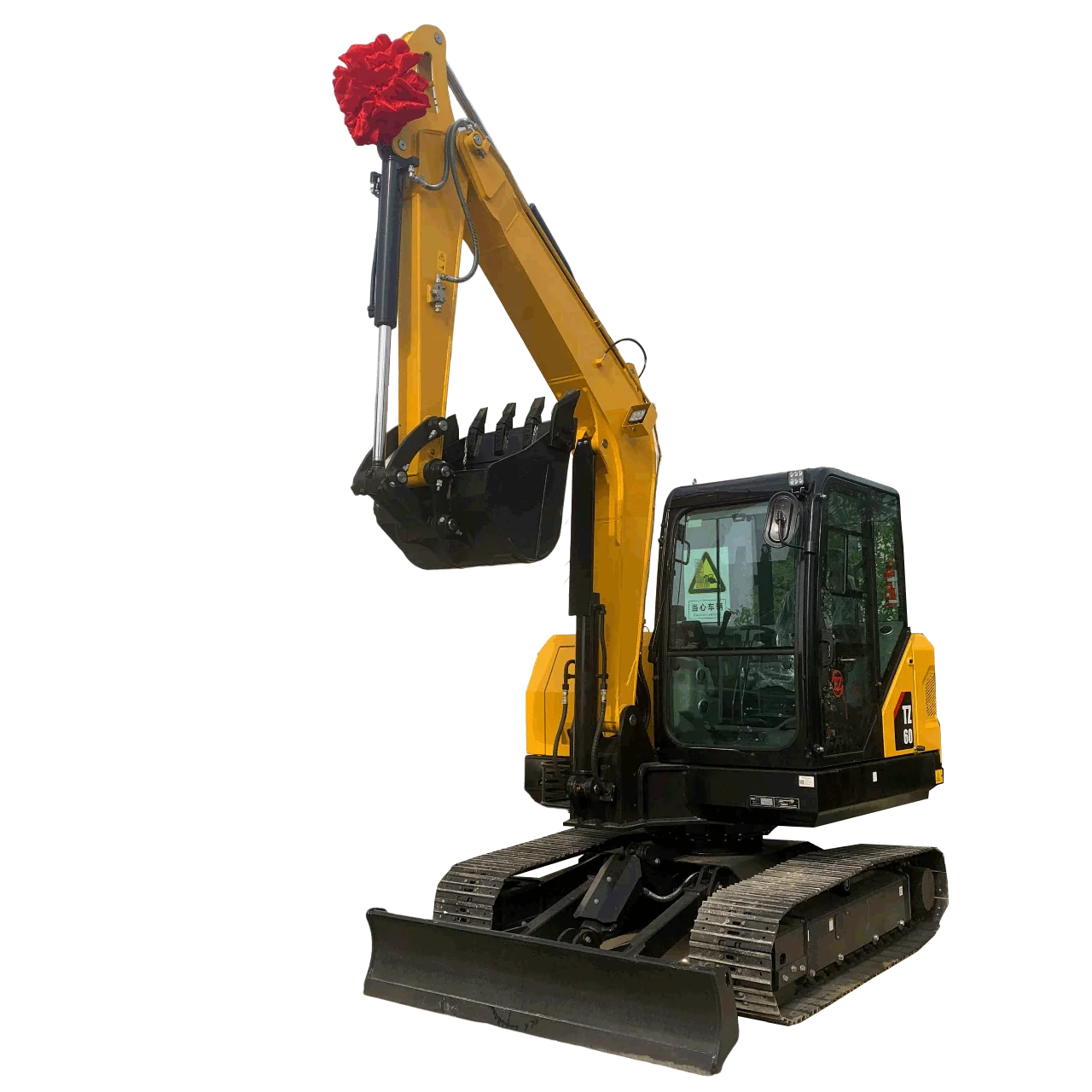 Заводской новый экскаватор 6 тонн TZ60 Yanmar двигатель Паркер клапан Kawasaki главный насос OEM опора