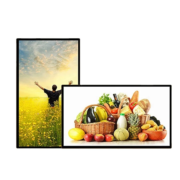 22 inch wall mounting Interactive LCD Advertising display with Magic Mirror Motion Sensor