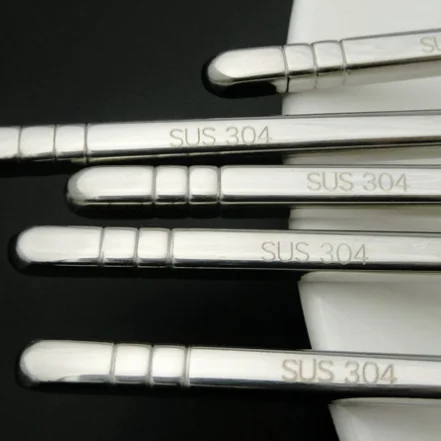 Best Selling Wholesale Custom Metal Stainless Steel Chopsticks for Sushi Wedding Gift Souvenirs