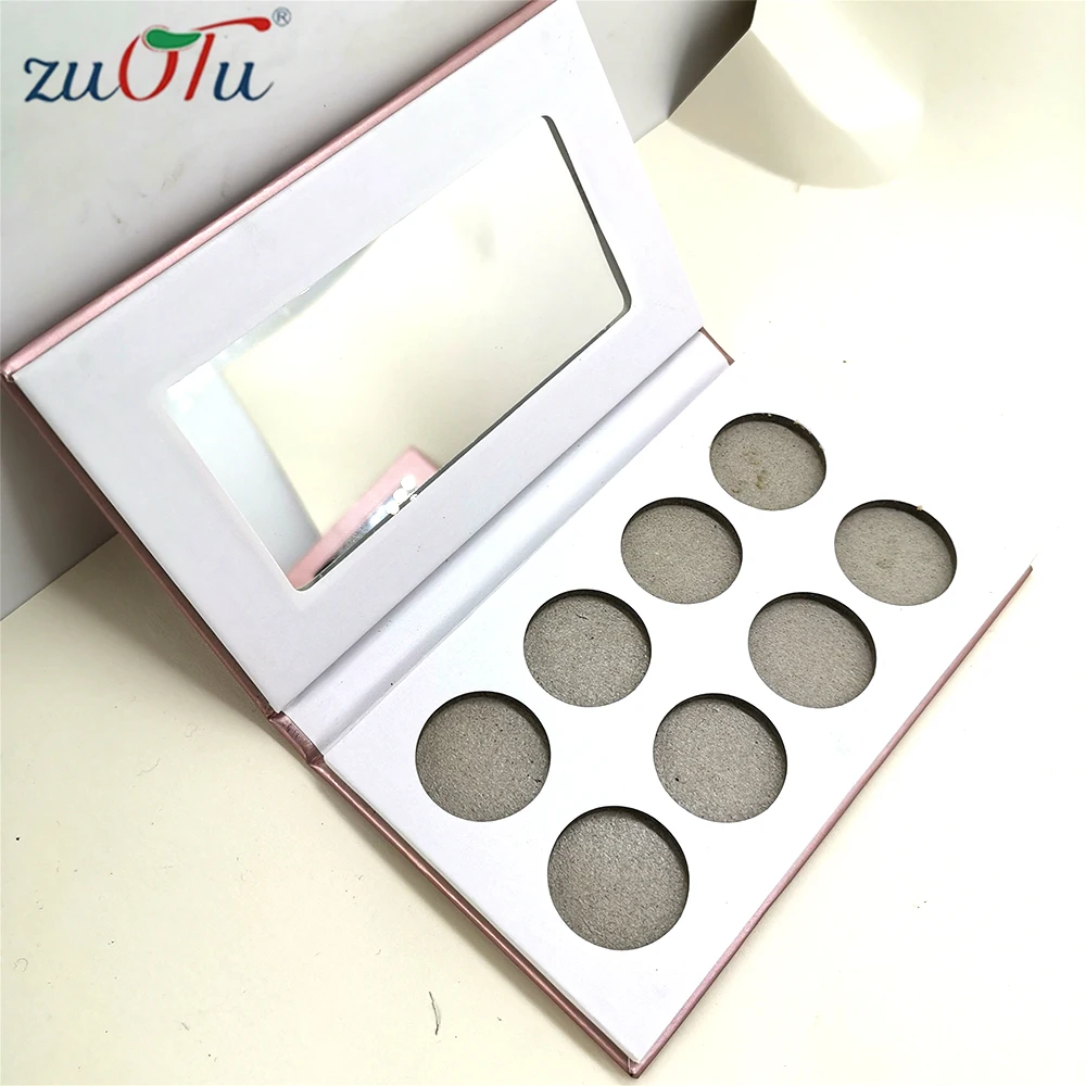 
Wholesale Dazzle colour makeup boxes Empty Eye shadow Palette Private Label Pressed Powder Eyeshadow packaging 