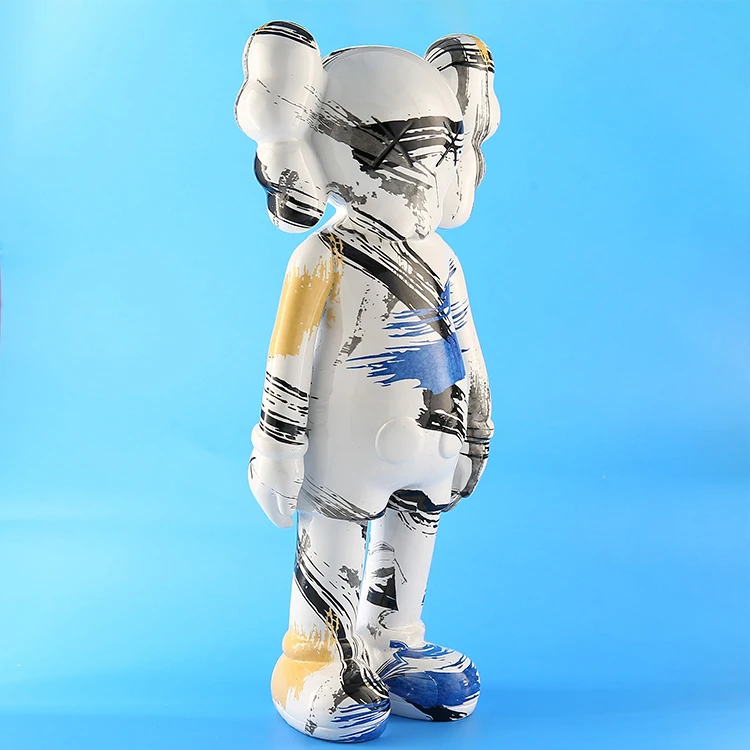 Wholesale Customized 400% Splash-ink DIY Bearbrick Kaw Power Bruin